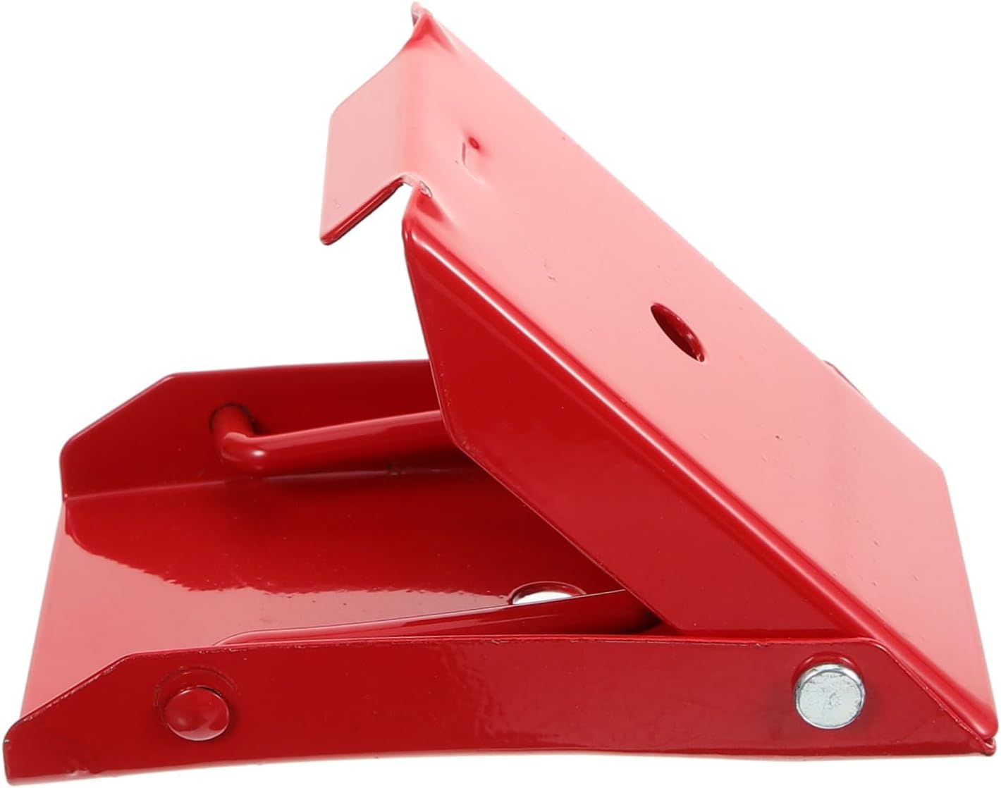 Hemobllo Wheel Chock Set Portable Anti-Slip Tire Stabilizer for RVs and Trailers Heavy Duty Steel Blocks for Travel Trailers Motorhomes and Trucks