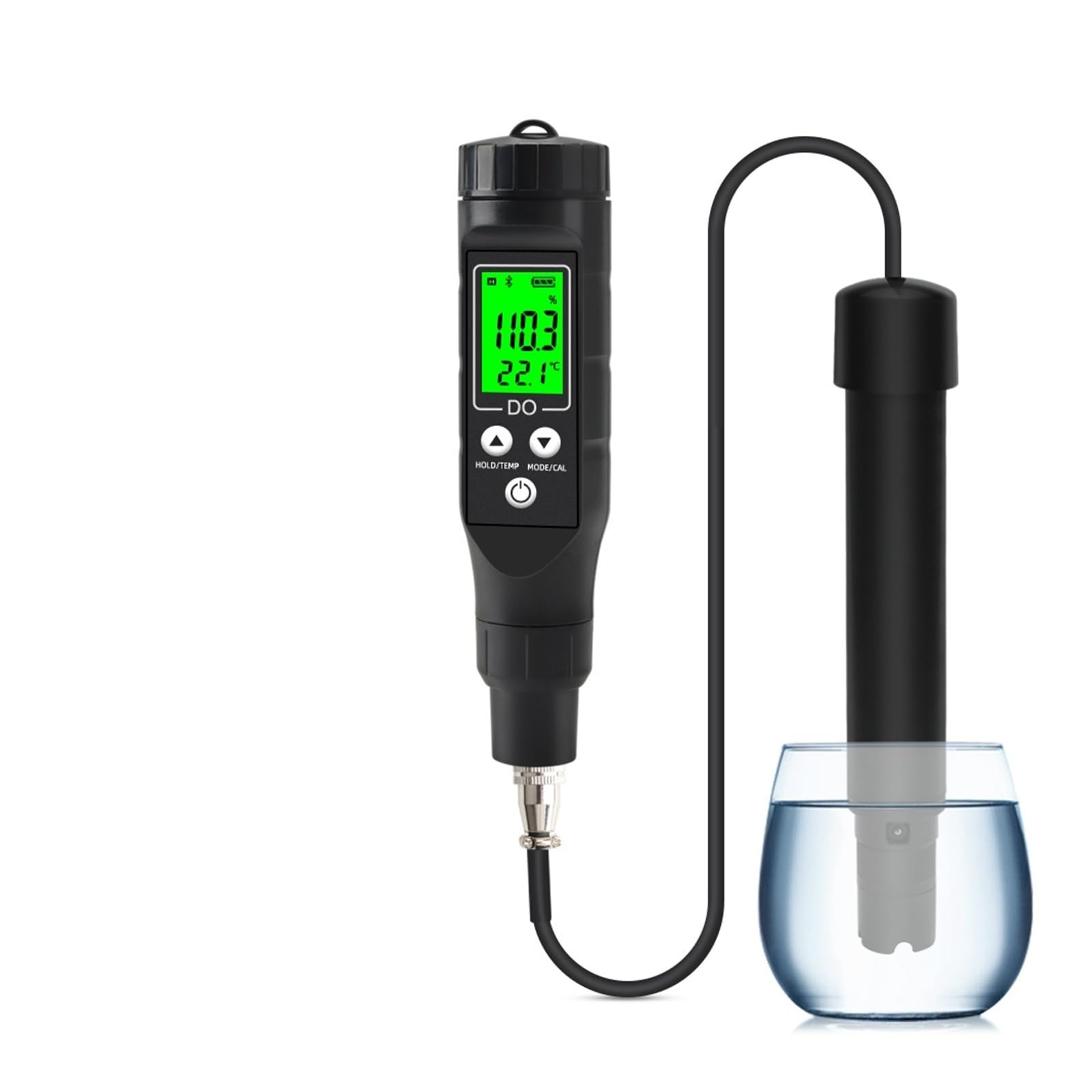 Bluetooth Cyfrowy Miernik Rozpuszczonego Tlenku Profesjonalny Analizator Rozpuszczonego Tlenku Tester Stężenia