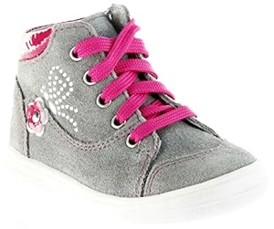 Richter Richter Kinder Lauflerner-Halbschuhe grau Velour Mädchen Schuhe 0323-143-6101 Dandi S Richter Richter Kinder Lauflerner-Halbschuhe grau Velour Mädchen Schuhe 0323-143-6101 Dandi S