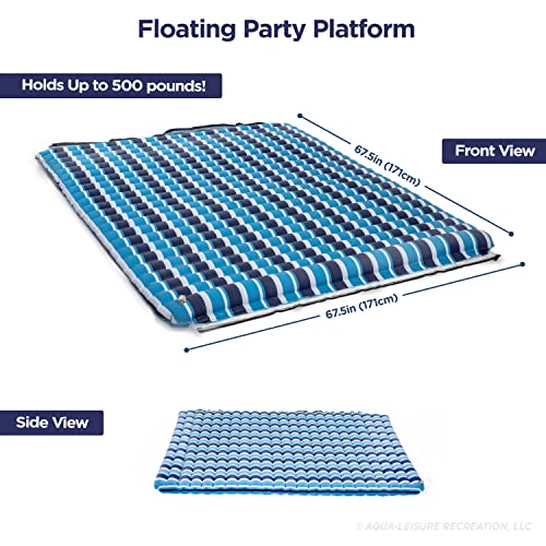 image for Aqua Ultimate Floating Water Mat – Heavy Duty Floating Island Pad wi