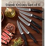 Knife Set, 15 Pieces Kitchen Knife Set with Built in Sharpener, High Carbon German Stainless Steel Knife Block Set, Dishwasher Safe - Image 3
