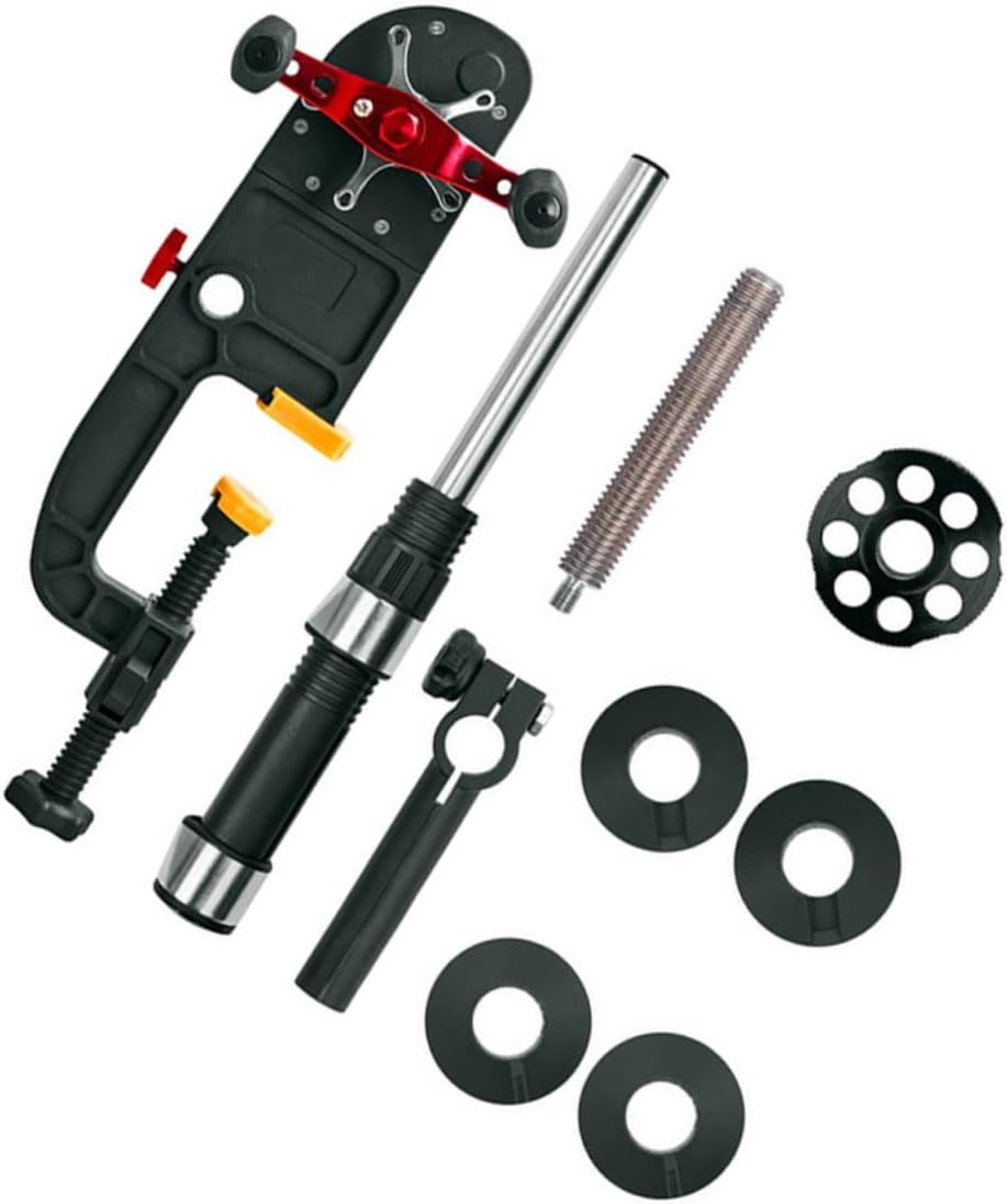 Fishing Line Winder Reel Spooler -45mm Winding Range Adjustable Rod Position Comfortable Venting Button