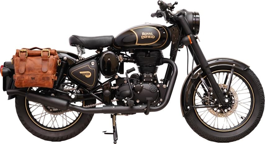 Image of Royal Enfield 1:3 Classic 350 Scale Model Miniature | Authentic True-to-Life Detailing | Premium Metal Tank & ABS Body | Movable Handlebar Steering | Collector's Keepsake Essential | Black Mirage
