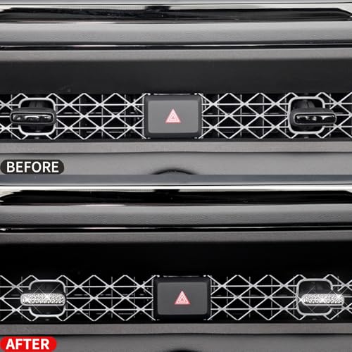 Image of for 11th Gen Honda,Bling Air Vent Outlet Sticker Car Interior Accessories Fits for 2024 Honda Accord (Silver 1)