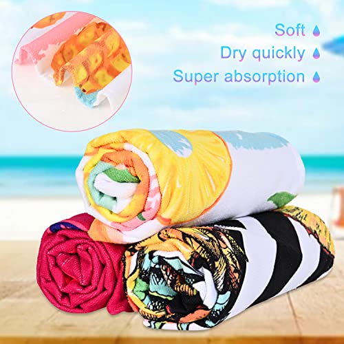 Livilan Pineapple Beach Towel, Small Lightweight Microfiber Absorbent Quick Dry Sand Free Blanket Towels, Thin And Soft Pool Travel Bath Swim Towels For Adults Kids, 24"X48" Yellow Towel Gifts #TOP7