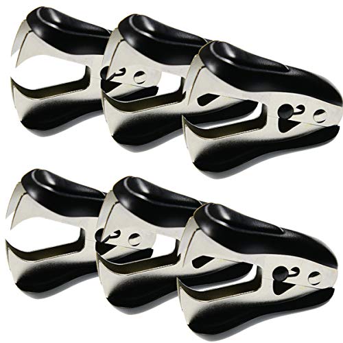 WEKOIL Staple Remover Staple Removal Tool for School Office Home Pack of 6,Black