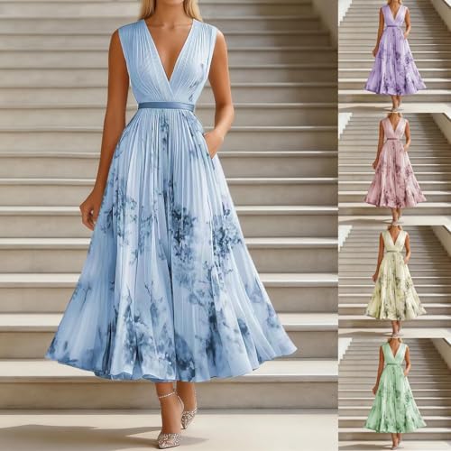 Robe maxi à fleurs fluide pour masquer les complexes en soirée - 2