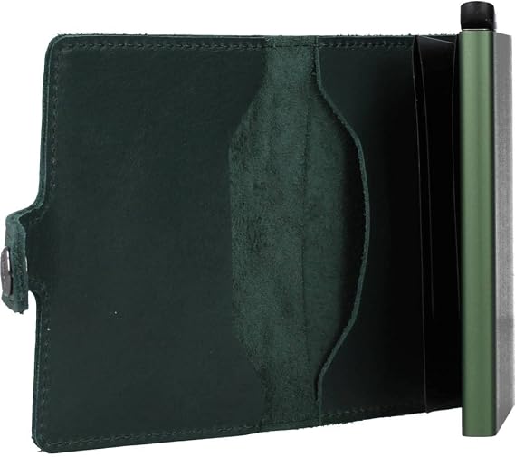 SECRID Mens Modern, Bordeaux One Size, Green, 16mm slim, Original