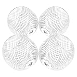 Couvercles de luminaires ajourés : leur structure permet un changement d'ampoule rapide et aisé, garantissant une maintenance simple et efficace