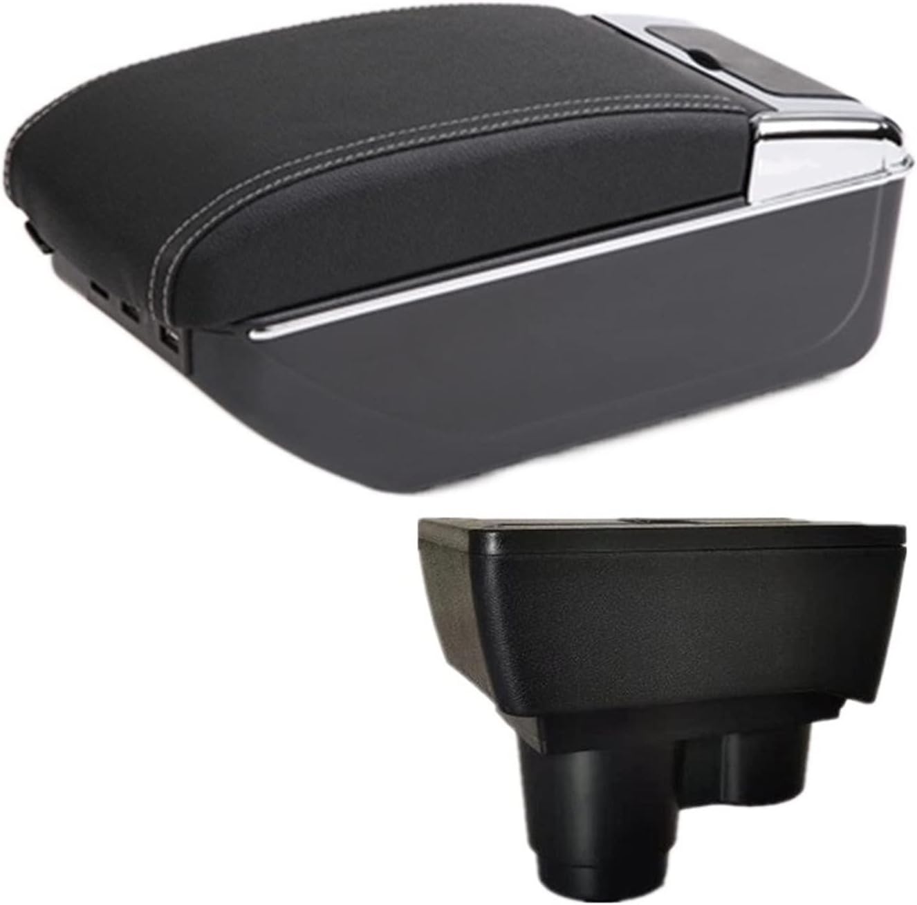 Car Armrest Box For Renault for Dacia Duster 2 3 2018 2019 2020 2021 2022 Car Central Console Storage Cup Holder With USB Armrest Box(7USB D1)
