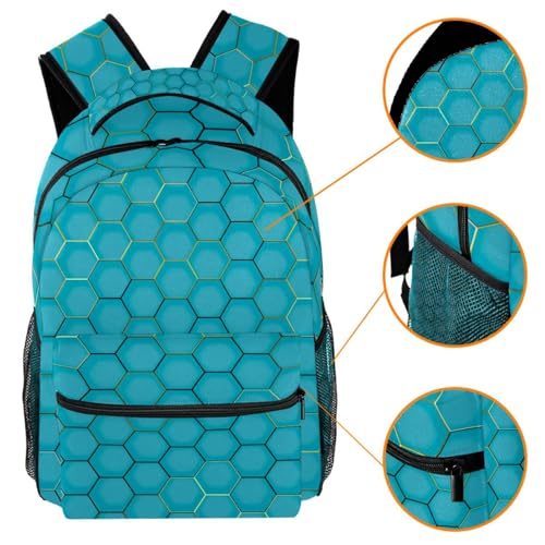 Sac à dos multicolore 29.4cm résistant pour soulager le dos des filles - 3