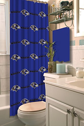 The Northwest Company NFL Baltimore Ravens Shower Curtain, 72