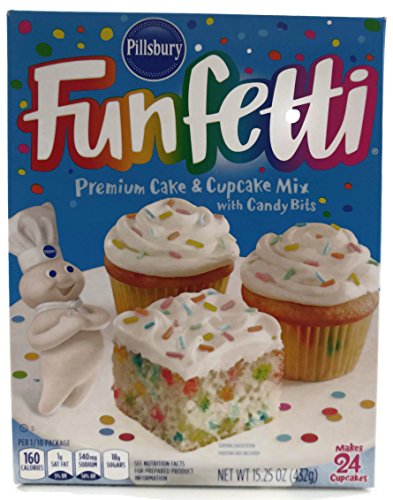 Pillsbury, Funfetti Cake Mix With Candy Bits, 15.25Oz Box