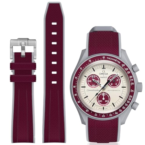 Stanchev [YEHb`poh J[uԂ̂Ȃ\tgVRXgbv Omega X Swatch Moonswatch Speedmaster 20mmEHb`AXEHb`IK[YEHb`Xs[h}X^[EHb`pXgbv