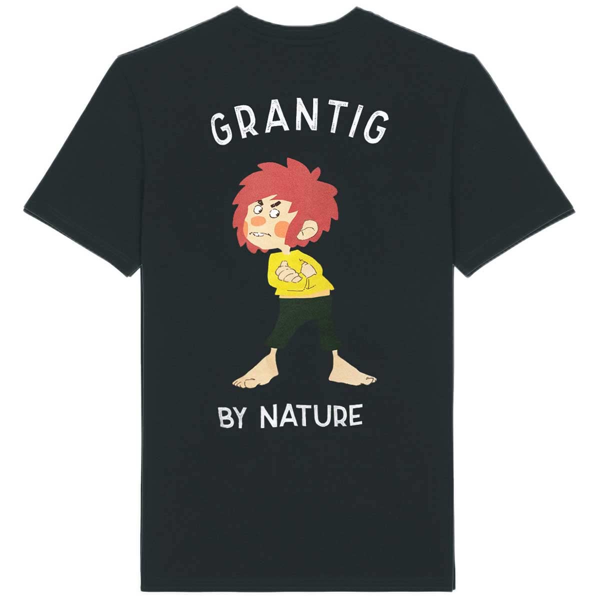 Maglietta Uomo Grantig By Nature V2 – Design Con Pumuckl, Cotone, Vestibilità Casual