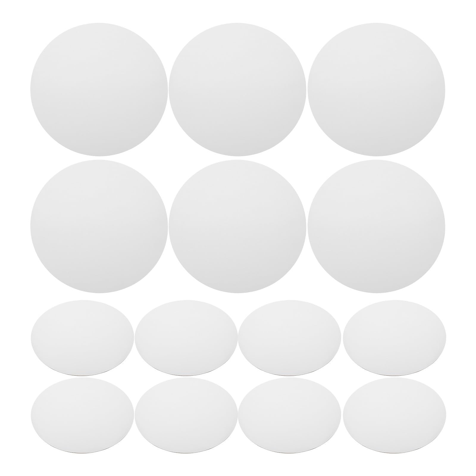 Angoily 25 Plateaux à Gâteaux Ronds en Carton Ondulé Blanc – 303 CM – Supports Robustes pour Pâtisserie Disques à Gâteau pour Présentation et Transport Sécurisé