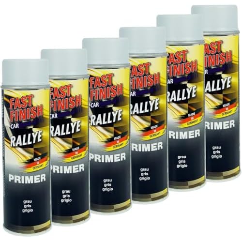 Motip Dupli 430206 Fast Finish Lackspray Rostschutz, Haftgrund Grau, 6 x 500 ml