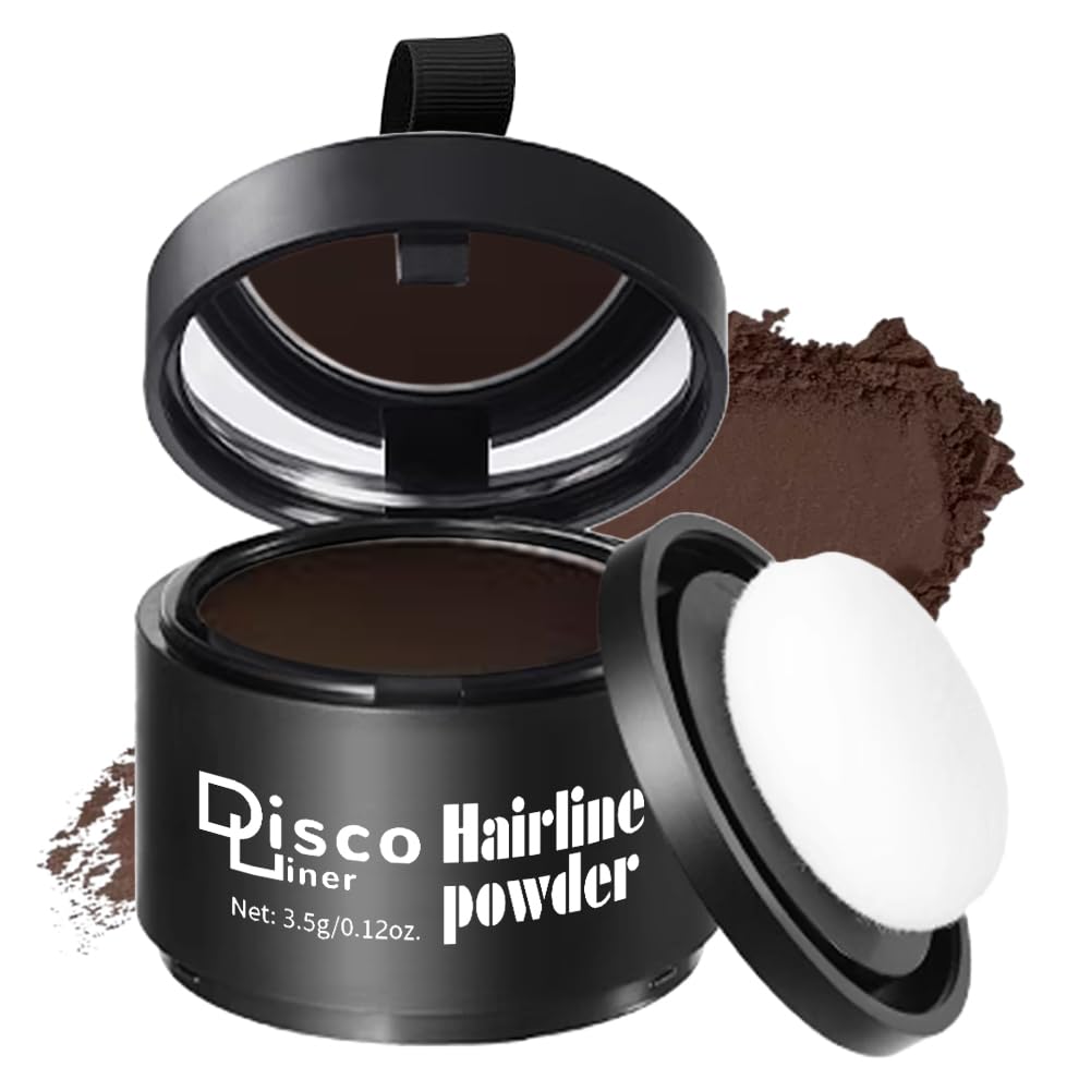 Invisible Hairline Powder Volumizing Hair Fibers to Cover Thinning Hair Bald Spots Instant Root Touch Up Natural Look