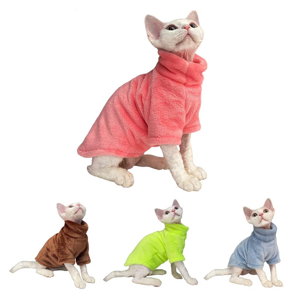 Winter Dog Coat Dog Sweatshirt Fleece Pet Dog Clothes Windproof Dog Sweater Cat Sweater Warm Mink Padding Winter Dog Pajamas for Puppy Cat