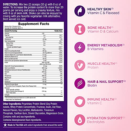 Nature's Bounty Optimal Solutions Protein Powder With Vitamin C #TOP5