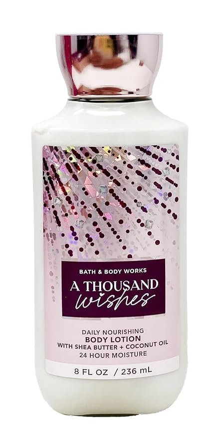 Bath & Body Works A Thousand Wishes - Gift Bag Set - Fine Fragrance Mist 8 Oz, Shower Gel 10 oz , Body Lotion 8 oz and Hand Cream with Shea Butter 1oz with DoTg Bag - Image 5