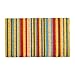 J&M Home Fashions Natural Coir Coco Fiber Non-Slip Outdoor/Indoor Doormat, 18x30", Heavy Duty Entry Way Shoes Scraper Patio Rug Dirt Debris Mud Trapper Waterproof-Bright Stripes