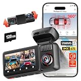 REDTIGER F17 Plus 4 Channel Dash Cam, 2.7K+3*1080P Car Camera, 360&deg; View with Dual Rotatable Inside Lenses, STARVIS 2 IMX675, IR Night View, Free 128GB Card, 5GHz WiFi GPS, Voice Control, Touchscreen Amazon Deal