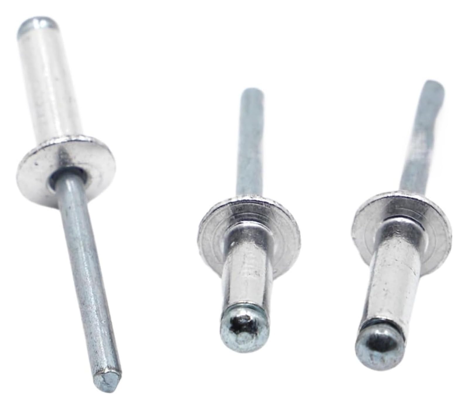 LJISEHG Aluminum Flange Mushroom Head Blind Rivets Assorted Sizes M2.4-M6 5-25mm 90pcs(M2.4 20pcs,25mm)
