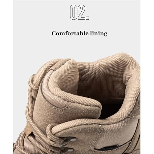 Men's Military Hiking Boots 6 Inches Work Desert lightweight Tactical Combat Boots4