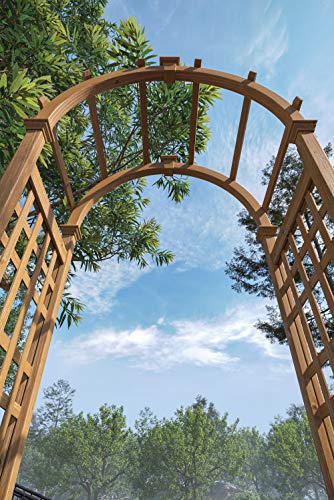 Rosewood 47"W x 89"H Cedar Arbor