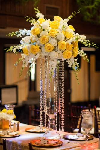 Laelfe 12 Pcs Artificial Yellow Roses - Image 4