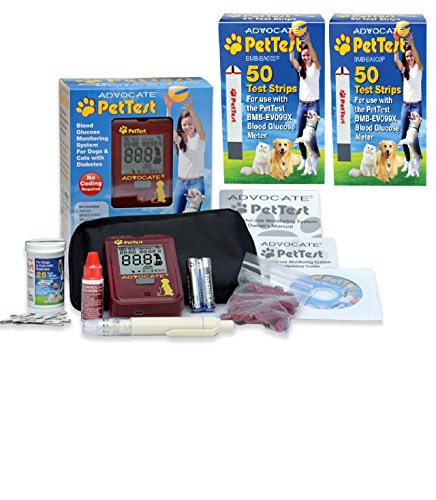 PetTest Free Meter KIT with the Purchase of 100 Advocate Diabetic strips