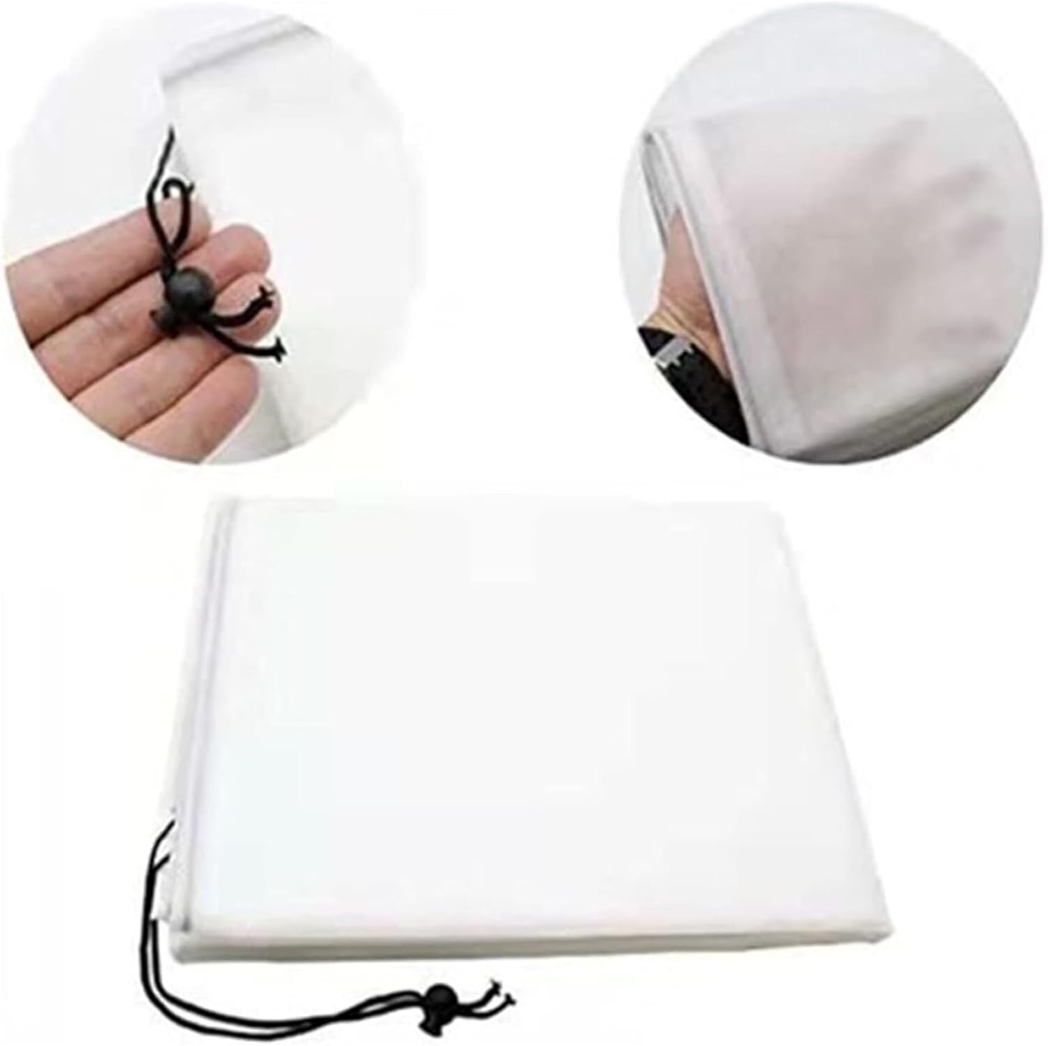 Plant Frost Protection Covers,2pcs 60 * 80cm Winter Plant Protection Covers, Garden Fleece Plant Antifreeze Cloth Winter Plant Protection Fabric