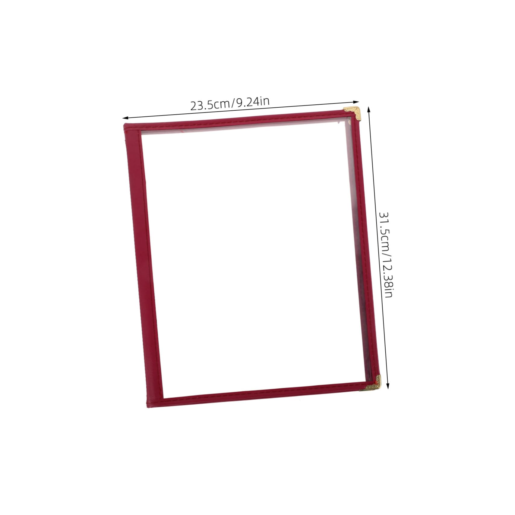 PRETYZOOM Commercial Grade Menu Holder 4 Page 8 View Menu Book for Restaurant Folders
