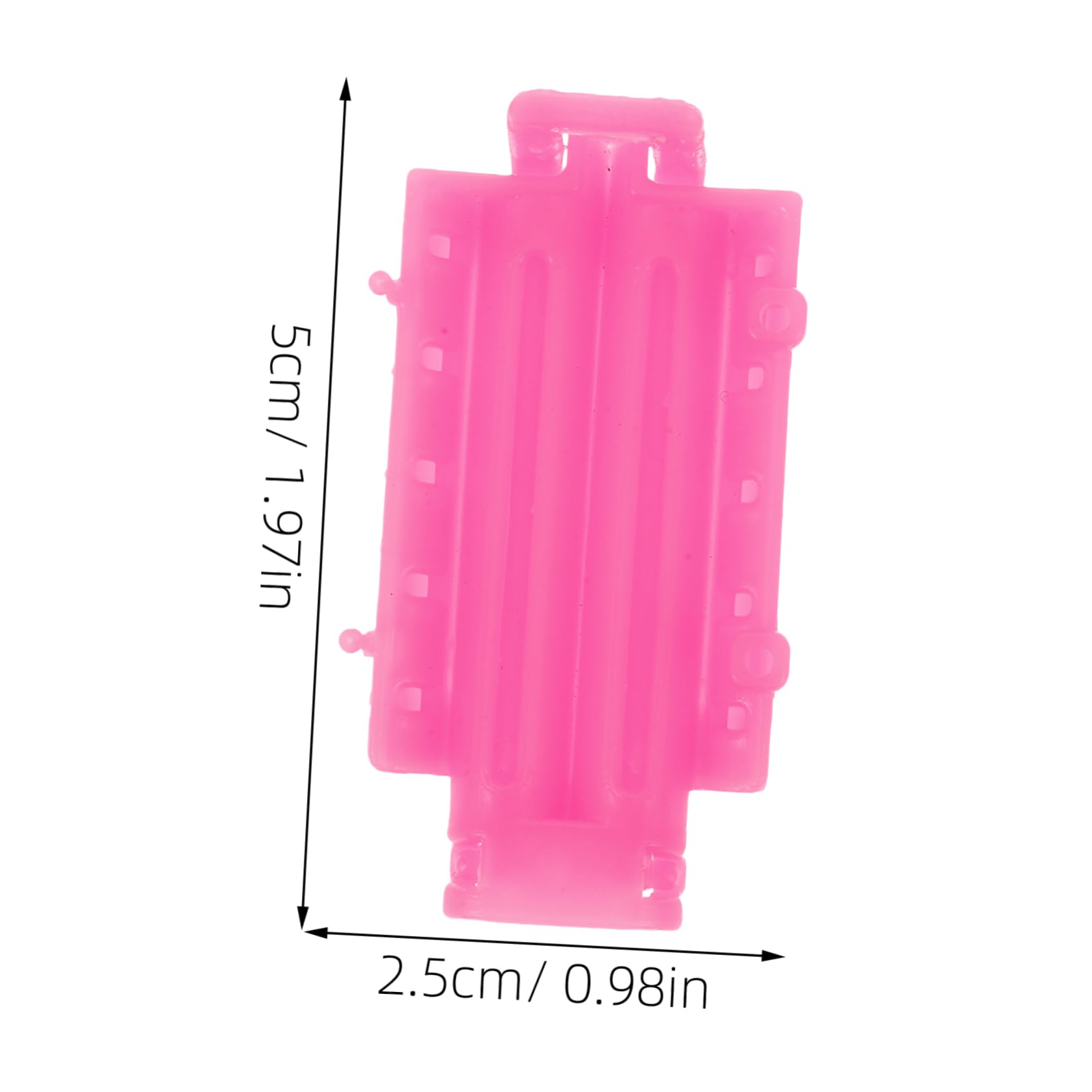 PACKOVE 1 Set Flexible Curling Perm Rods of Plastic Hair Rollers for Hair for Home DIY Salon Use