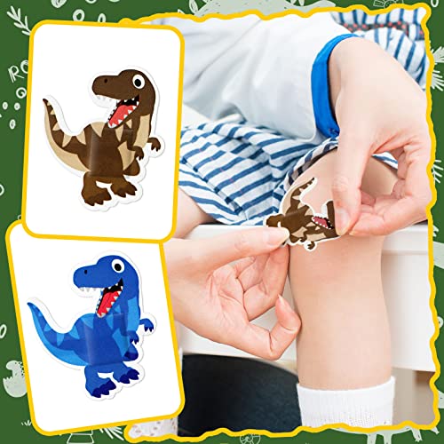 10 Styles Kids Bandages Cartoon Adhesive Colorful Bandages Cute Dinosaur Bandages Breathable Protect Scrapes And Cuts For Boys Girls Children Toddlers (60 Pieces) #TOP5