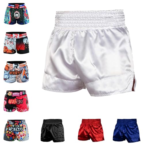 Roar-Int Roar Kids Muay Thai Boxing Kickboxing Shorts Mma Gym Training Fitness Trunks cover