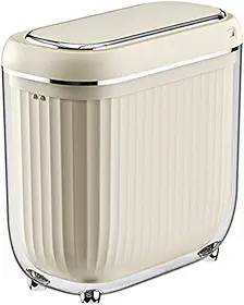 Lixeira Automática 14L com Sensor de Movimento – Abertura Sem Toque, Design Estreito Slim, Tampa Silenciosa, IPX5 à Prova d'Água, Display de Bateria, para Banheiro e Cozinha