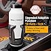 Automatic Car Cup Holder Expander, Large Water Bottles Holder for Yeti, Hydro Flask, Nalgene, Stanley, Owala 24/32/45/50 oz Travel Tumbler & Mug, Adjustable Car Cup Insert Accessories (CH03, 1PACK)