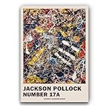 ジャクソンポロック NUMBER17A 各種サイズ アートポスター ポスターaoipro (A3サイズ(29.7cm×42.0cm))