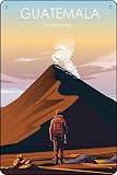Guatemala Volcano Poster Metal Tin Sign Poster 8x12 Inch