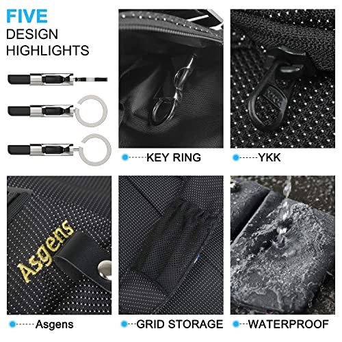 Asgens Bolsa de Segurança Anti-Ladrão Oculta Asgens Bolsa de Segurança Oculta Debaixo do Braço Ombro