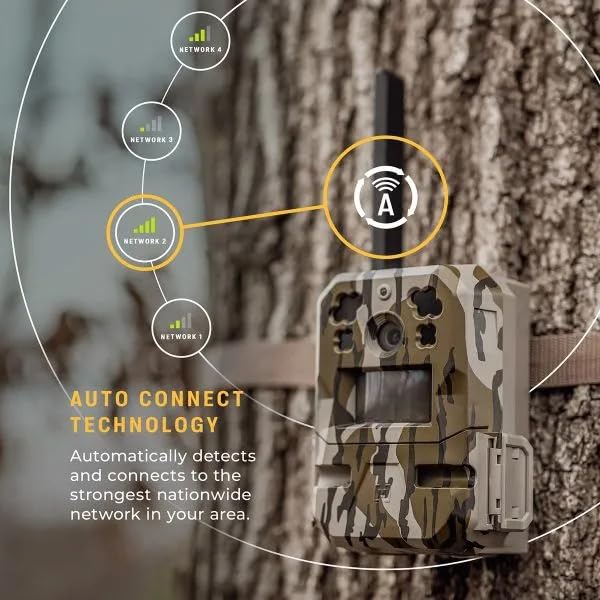 Moultrie Edge Pro Cellular Trail Camera with Rechargeable Lithium-Ion Battery - Auto Connect, Nationwide Coverage, 1080p Video HD Audio, 100ft Detection Range, Extended Runtime, Weatherproof by Moultrie - Image 3