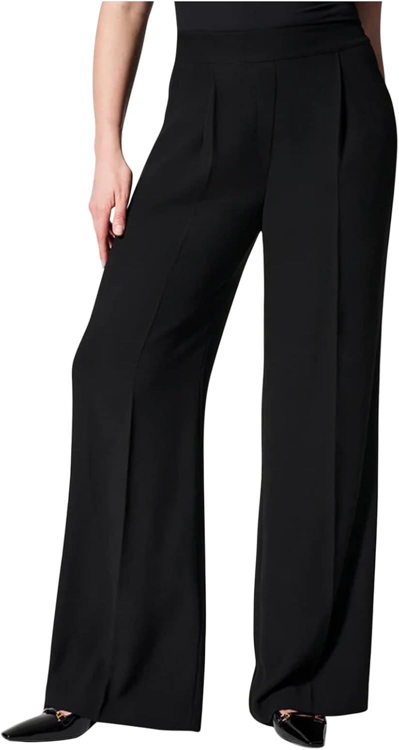 Gumipy Crepe Pleated Pants for Women High Waisted Kuwait Ubuy