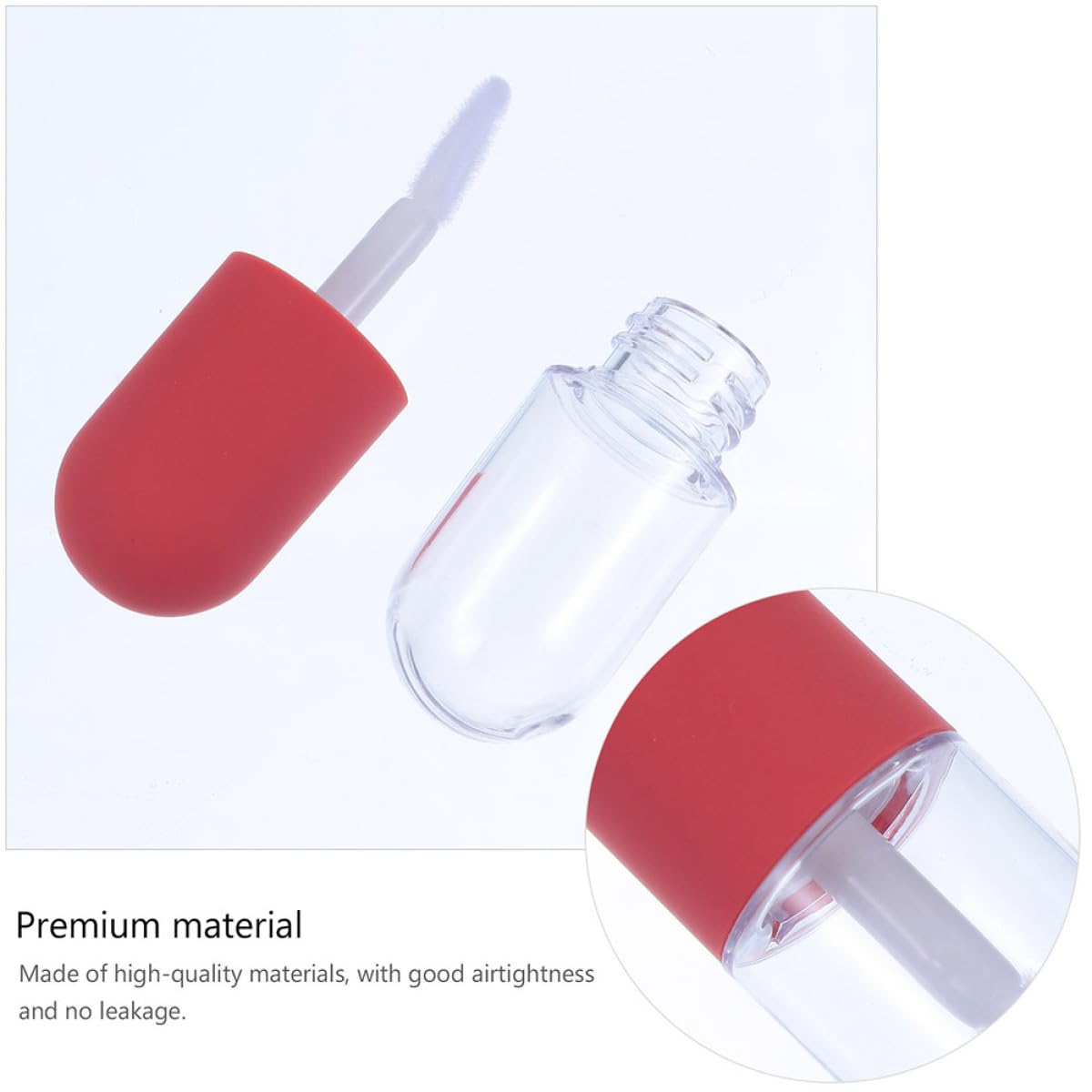 Tubos Rellenables de Brillo de Labios de 4,5ml de Plástico 20 que Aman la Belleza para Principiantes y Amigas Femeninas