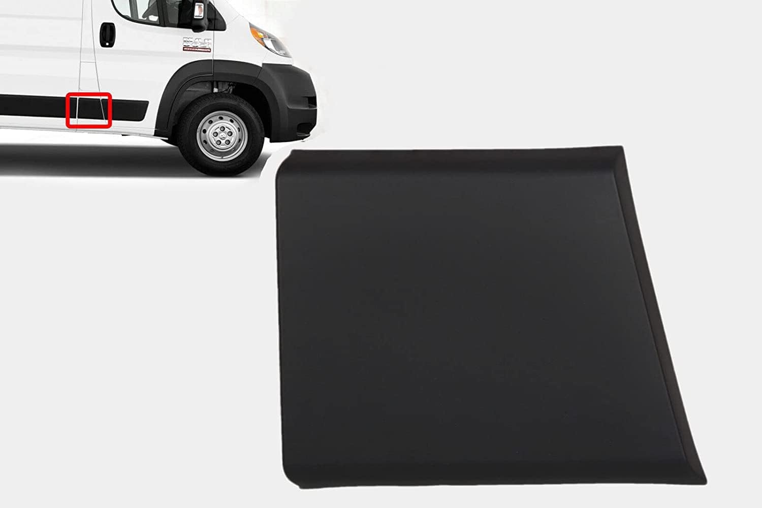 for Dodge RAM PROMASTER 2019-2025 Right Passenger Side B Pillar Trim Door MOLDING Cover Black