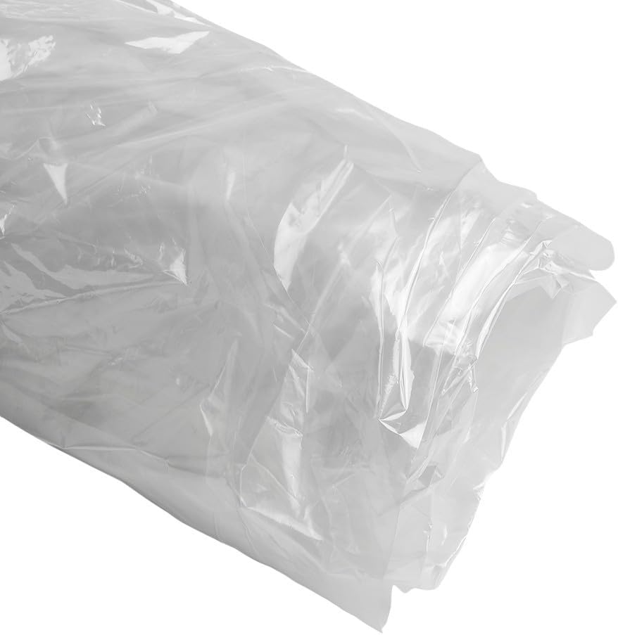 Transparent PE Film Small Arch Shed Cover for Vegetable Tunnel Plastic Greenhouse Sheet Fruit Plant Protection Flower Growing Thin(2m*25m)