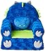 Sweet Seats | Blue Dragon Children's Chair | Large Size | Machine Washable Cover