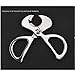 Cigar Scissors Cutter, Stainless Steel Guillotine Double Blade Straight Cut Scissors Cigar Accessories for Cigars