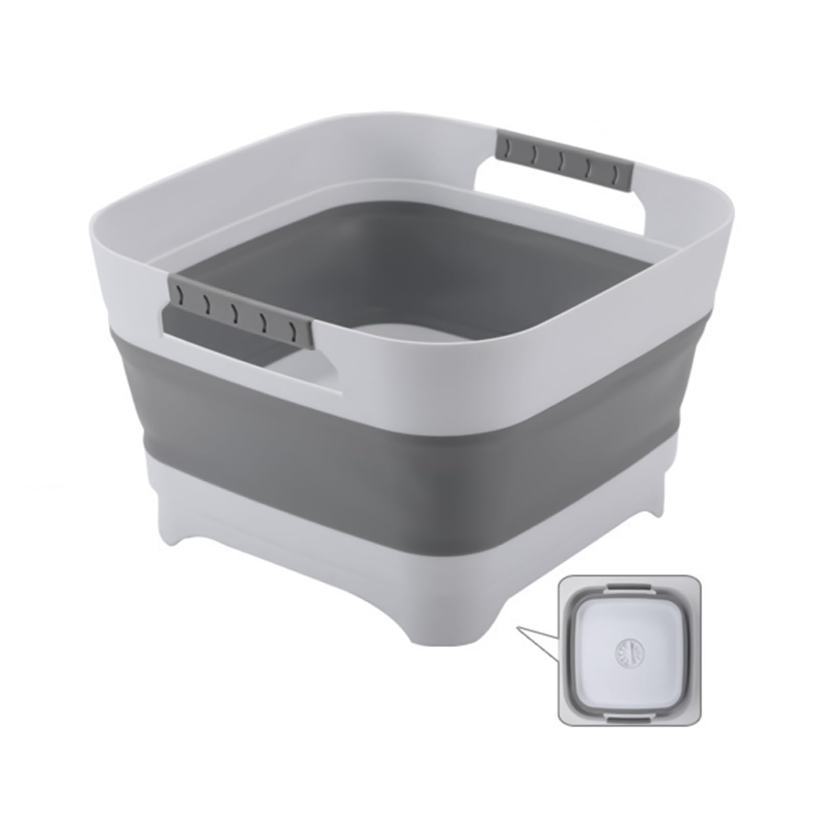 Lavabo portable - Évier pour biberons - Panier multifonction léger avec poignée ergonomique pour camping, vaisselle, cuisine, voiture